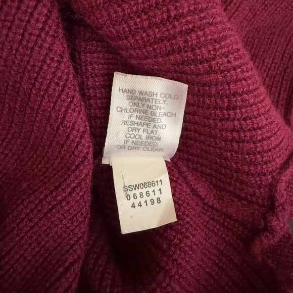 J. Jill Wool Knit Sweater Pullover Tunic Women's XL Purple Oversized Comfy Soft - Picture 13 of 13